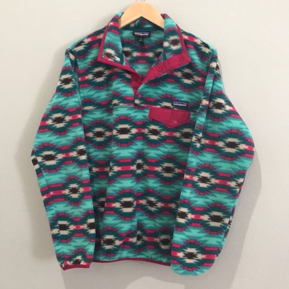 Patagonia Synchilla Rare Aztec Print Pullover